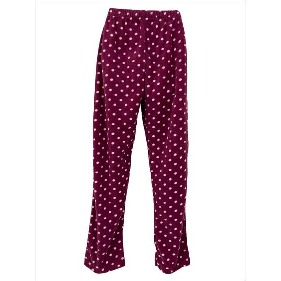 Polar Alt Pajama Bottom in Polka Dot Bordeaux Size Medium - Picture 7 of 9